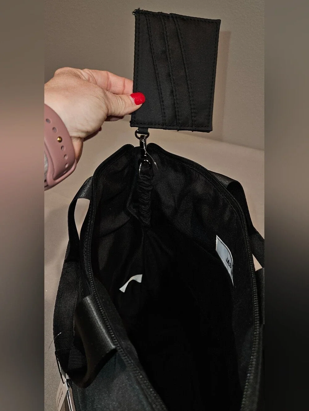 Jason Wu Black Travel Ready Convertible Backpack Laptop Bag NWT